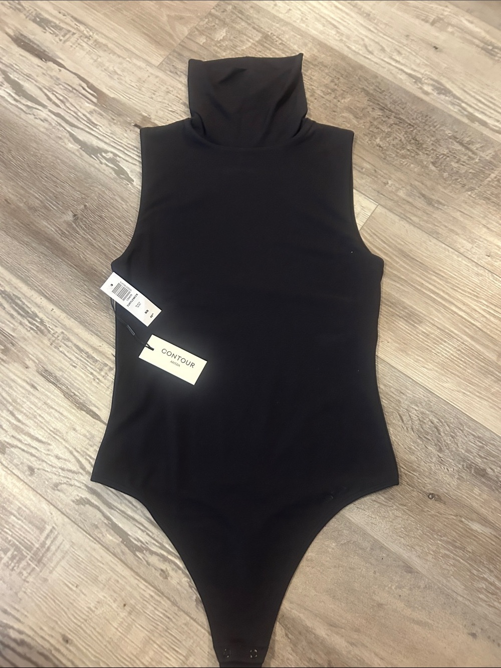 Aritzia Contour Turtleneck Bodysuit, Black/Size M